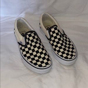 Vans Slip-Ons Black and White checkered